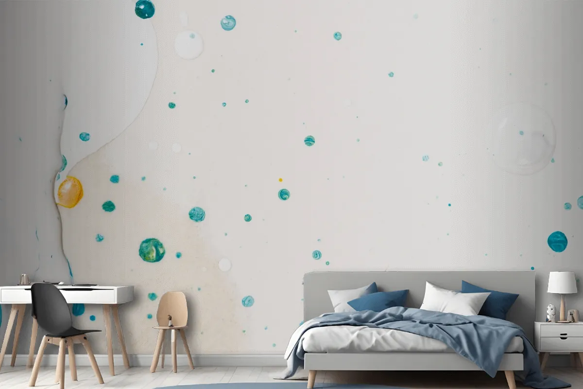 Aesthetic Background Handmade Experimental Art Wallpaper Mural