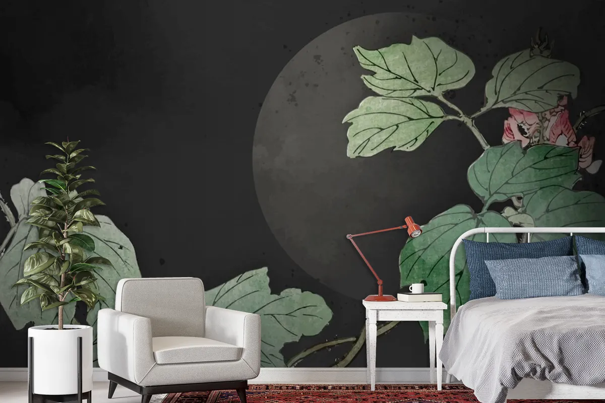 Blank Leafy Background Wallpaper Mural