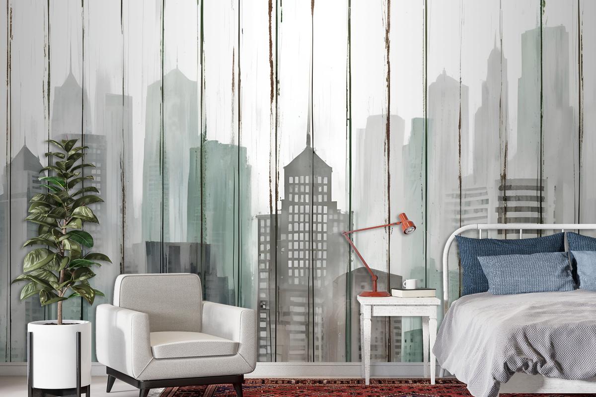 Cityscape Wallpaper Mural