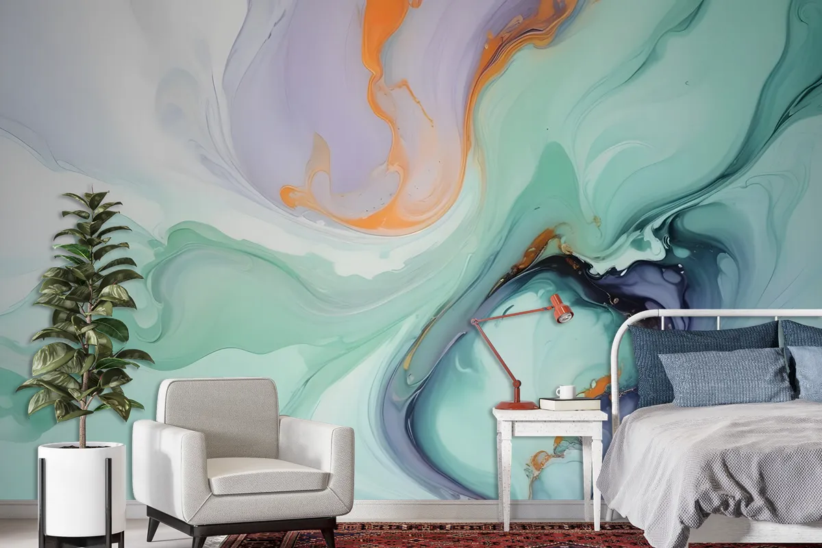 Colorful Marble Wallpaper Mural