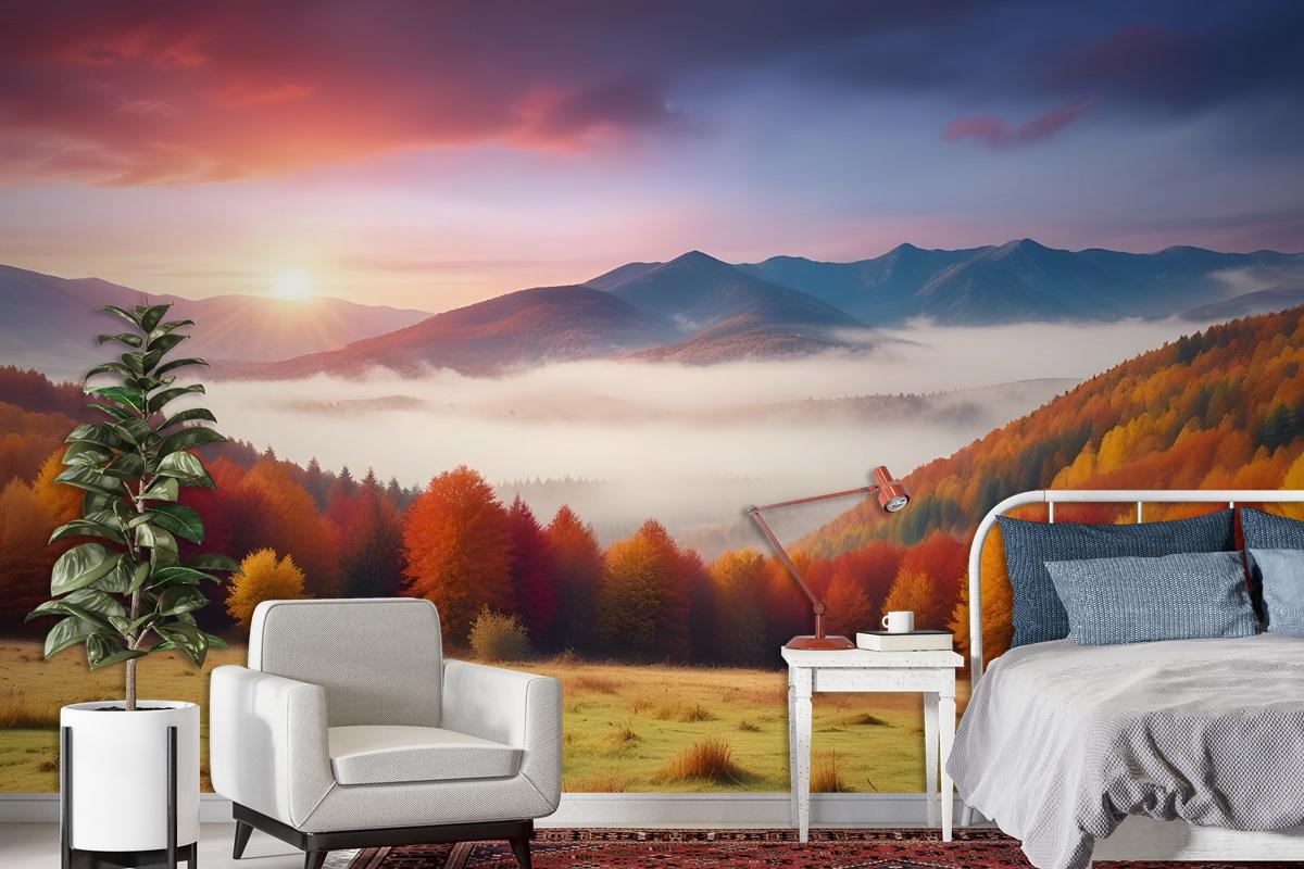 Colorful Nature Autumn Wallpaper Mural