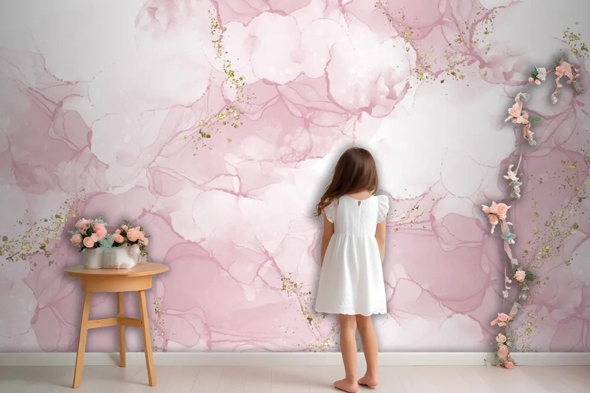 Hand Painted Watercolor Background Wallpaper Mural