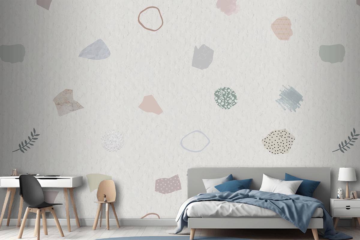 Ripped Paper Note Seamless Wallpaper Design Wallpaper Mural