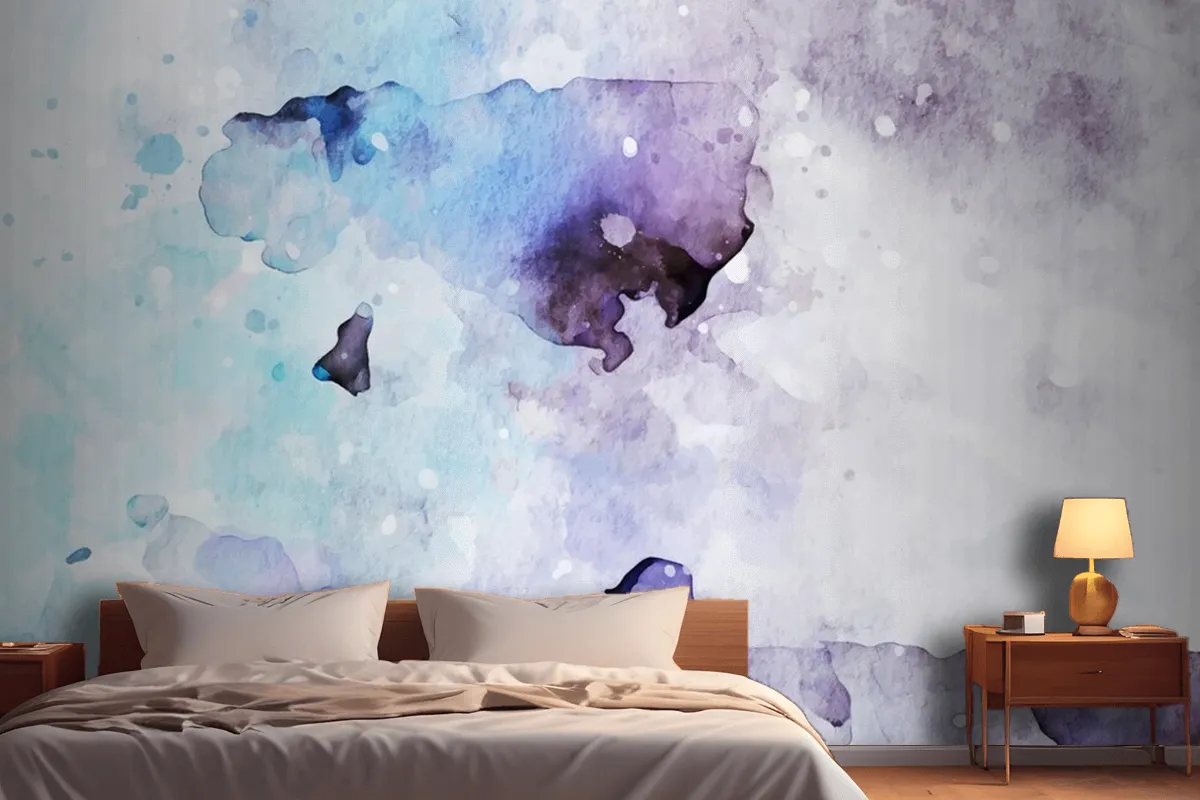 Simple Watercolor Background Wallpaper Mural