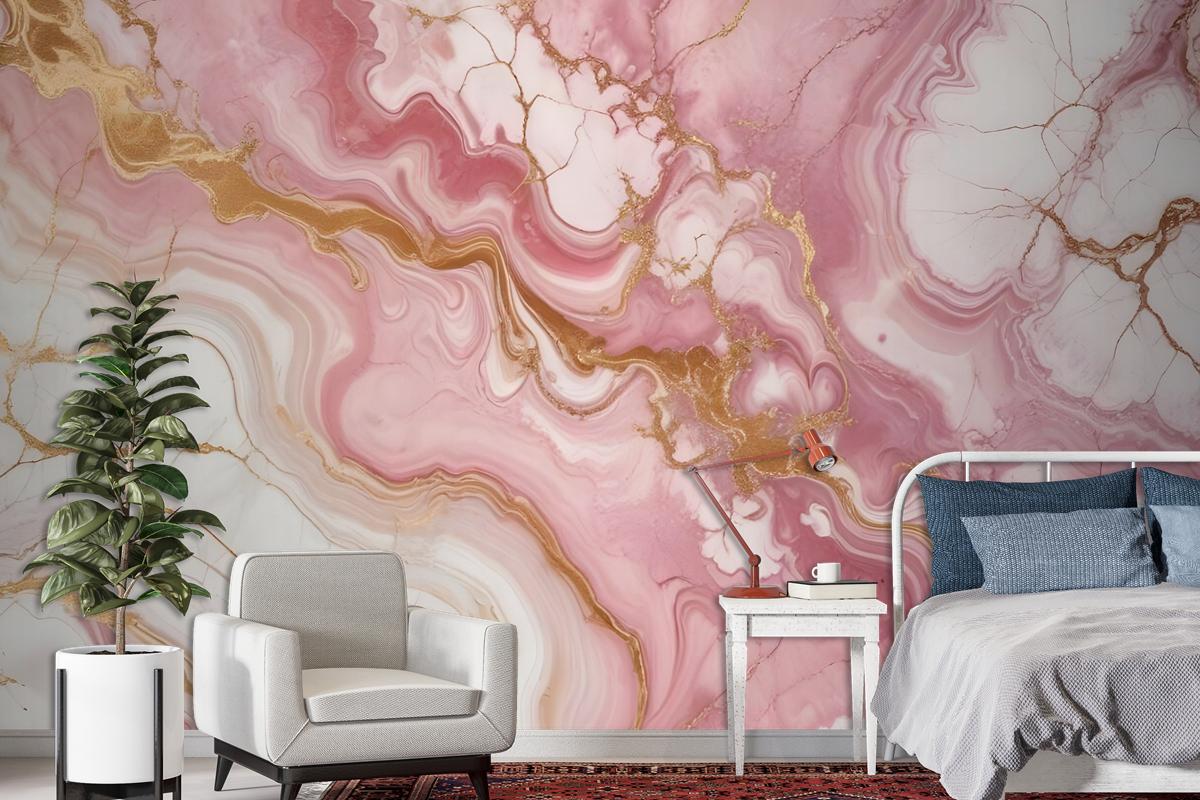 Soft Marble Abstract Art Wallpaper Mural