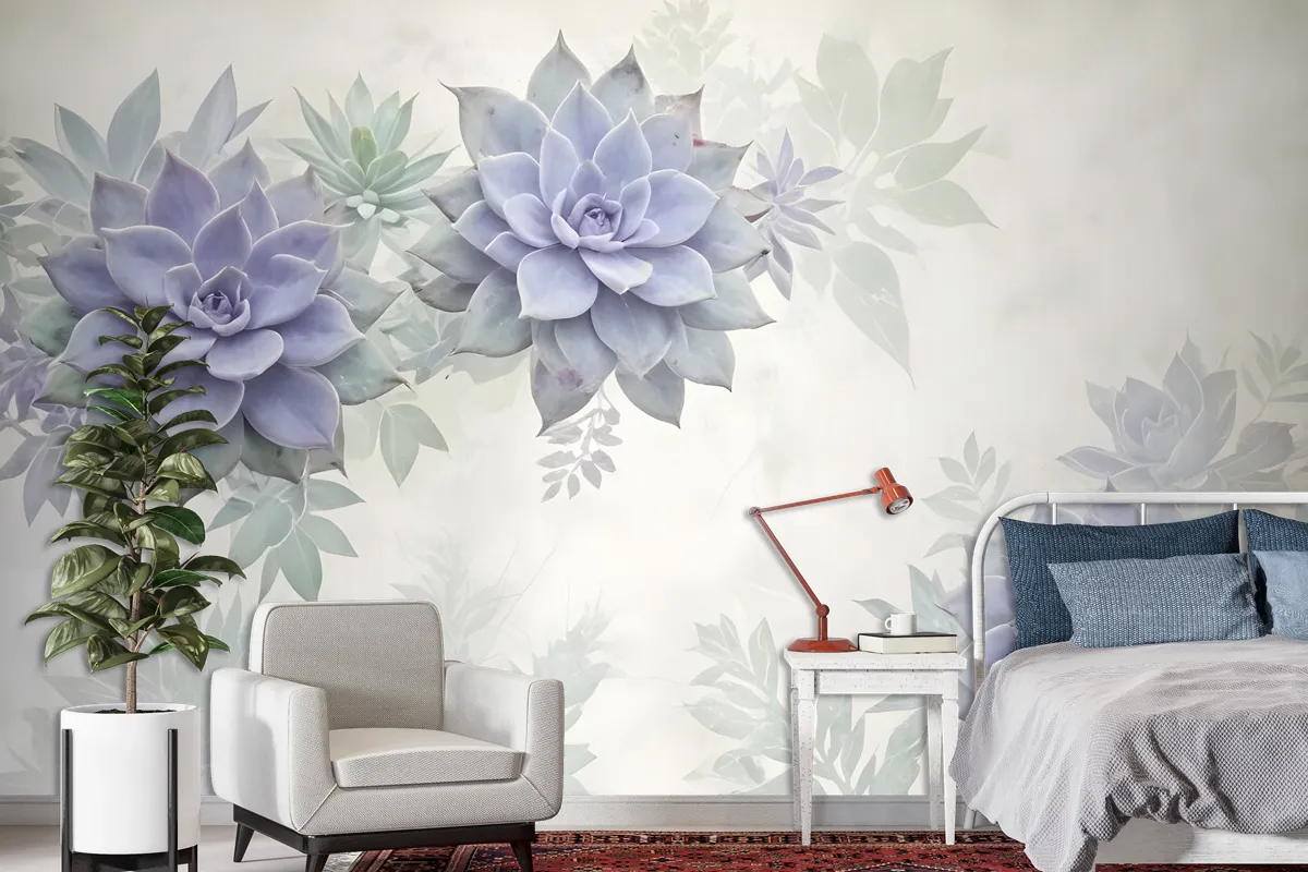 Soft Petal Floral Wallpaper Mural