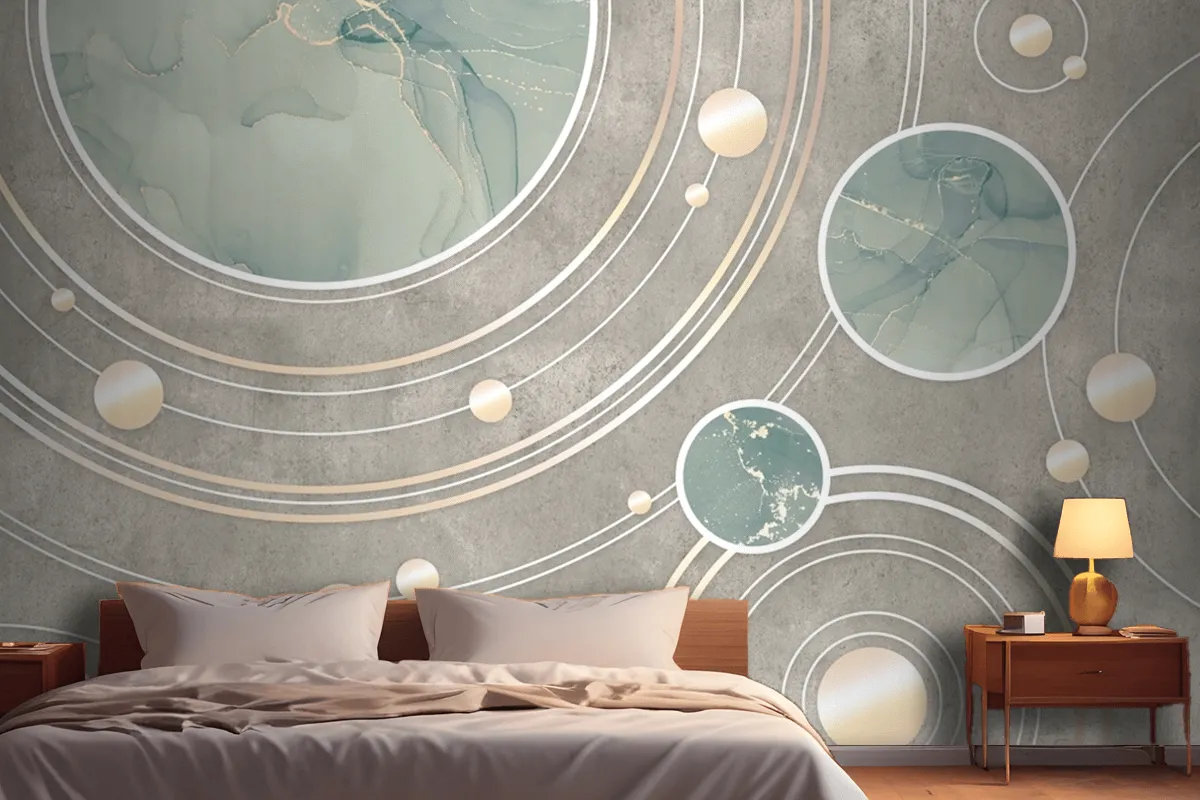 Textured Geometry Background Wallpaper Mural