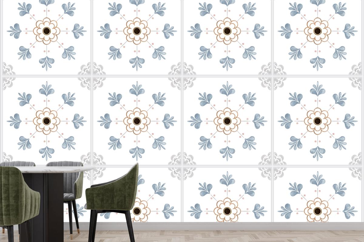 Tiles Textured Pattern Wallpaper Mural