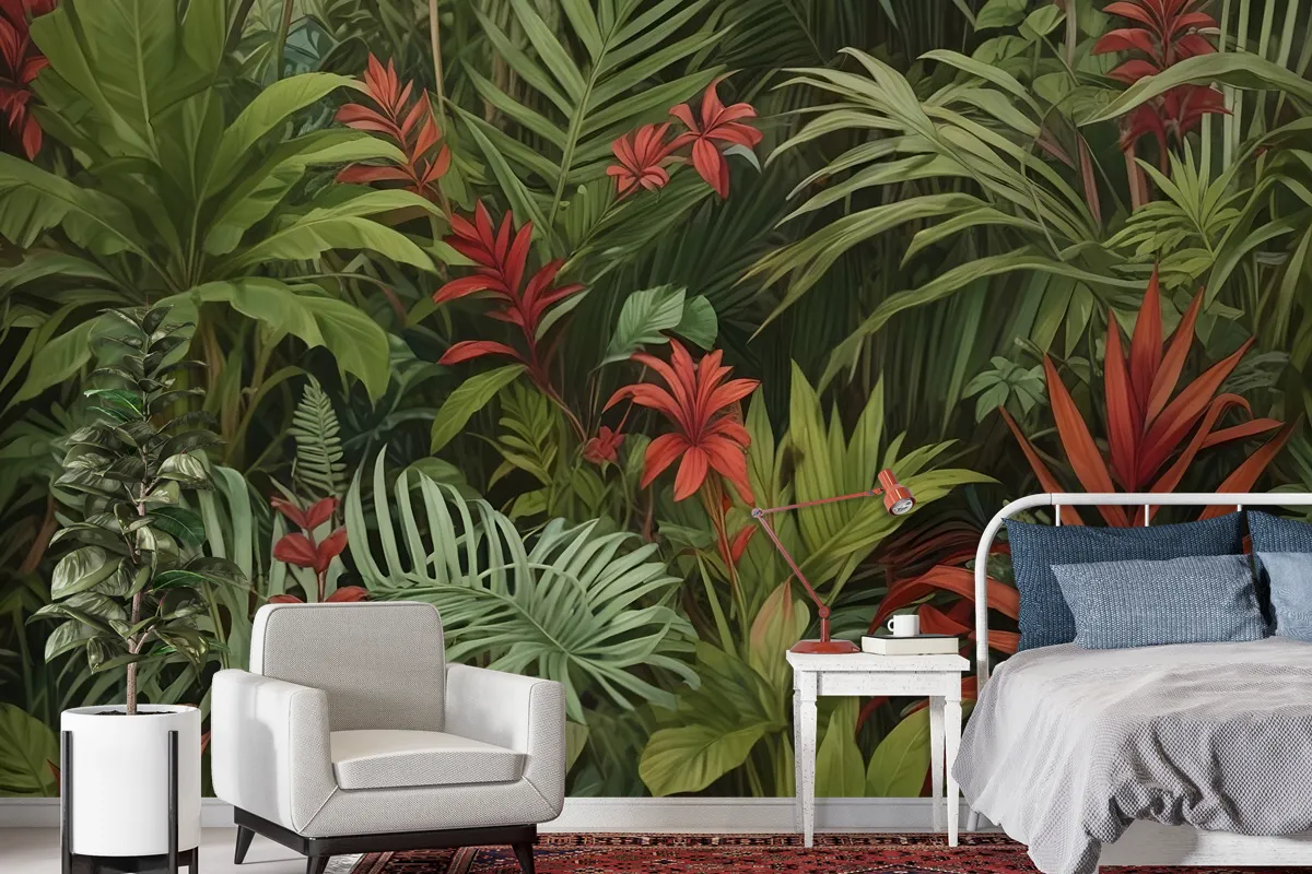 Tropical Rainforest Wallpaper Mural