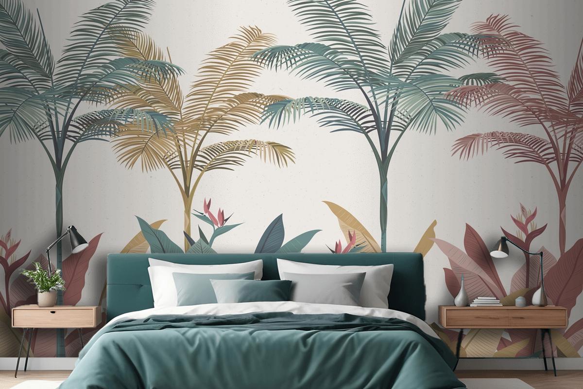 Tropical Design Wallpaper Mural