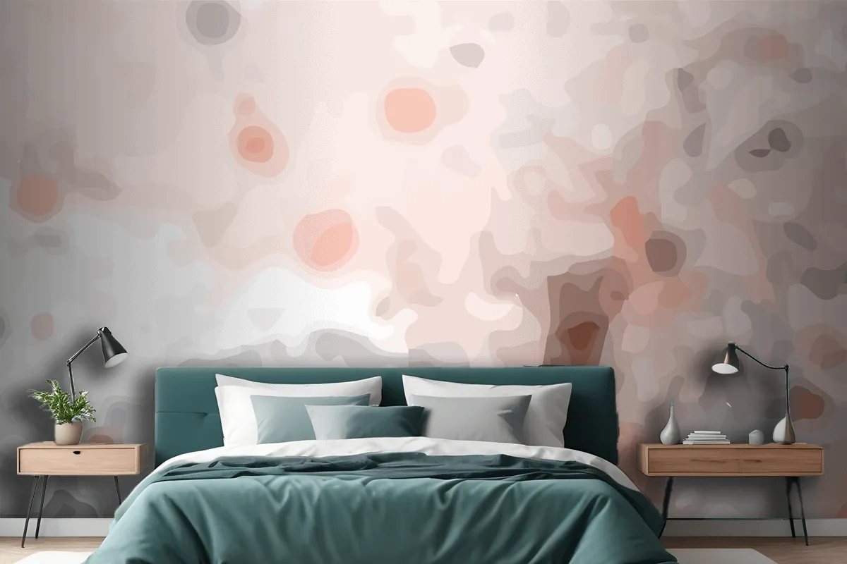 Hand Painted Watercolor Abstract Wallpaper Mural