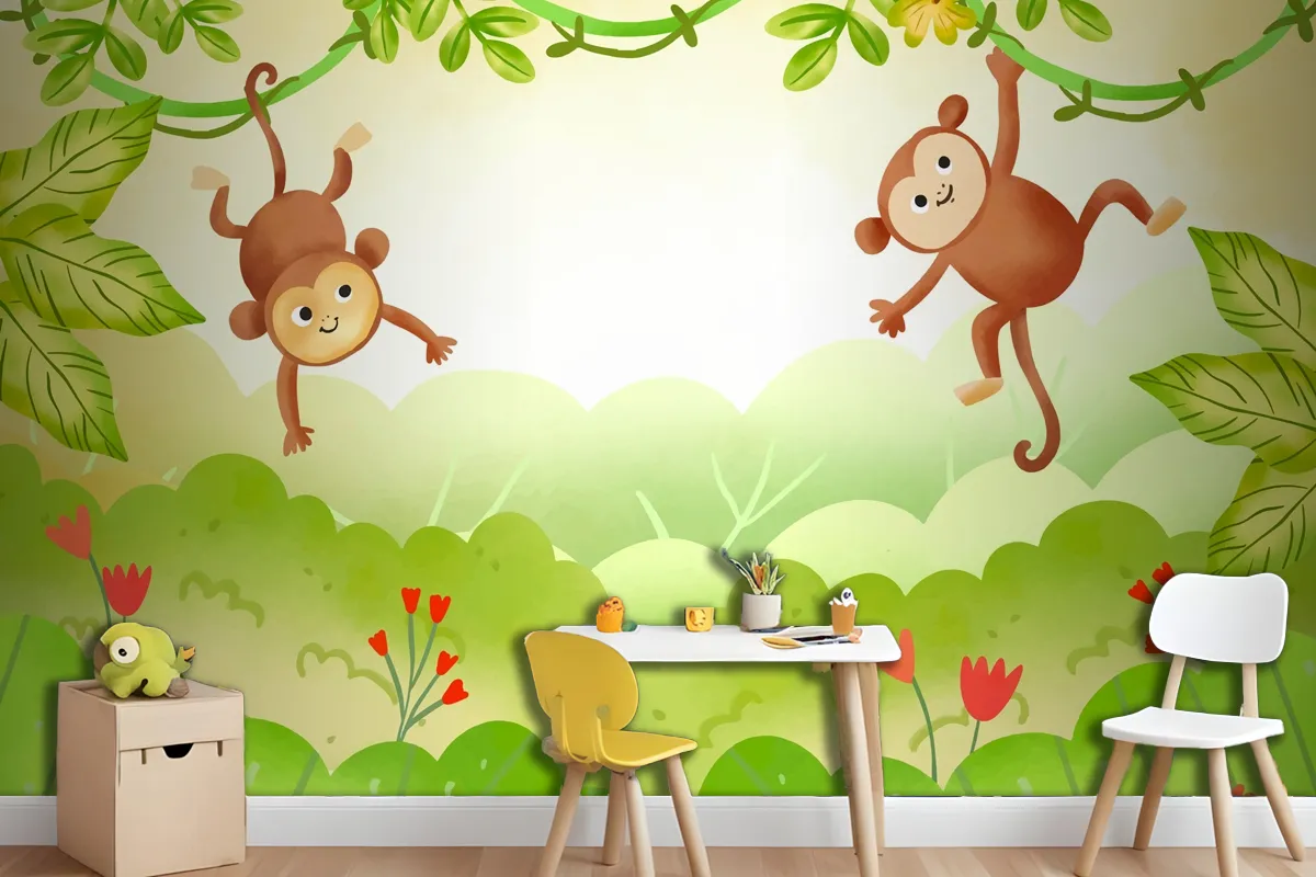 Watercolor World Wildlife Day Background Wallpaper Mural