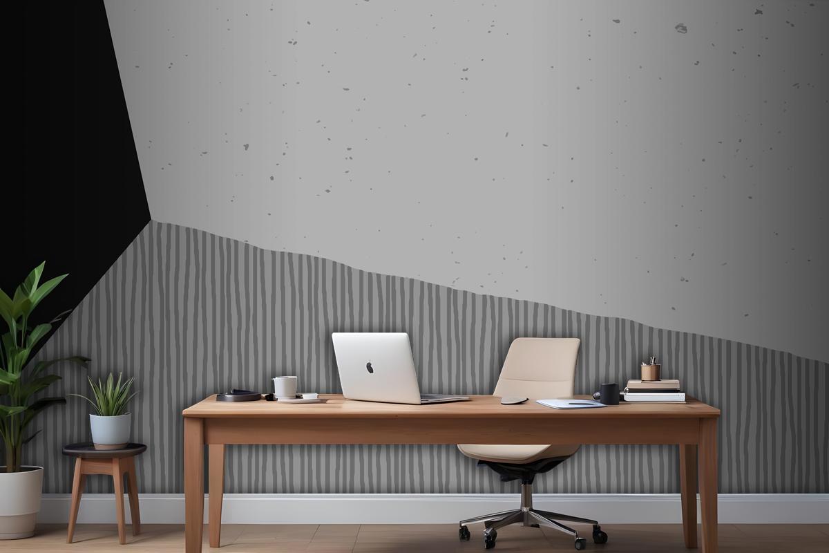 Abstarct Background In Black And White Wallpaper Mural