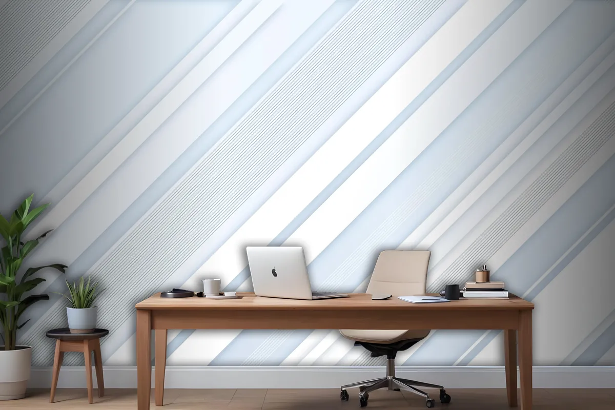 Paper Style Dynamic Lines Background Wallpaper Mural