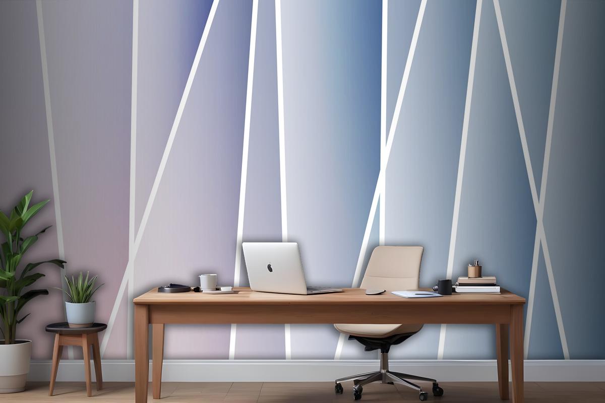 Abstract Pastel Soft Gradient Line Decorative Background Wallpaper Mural