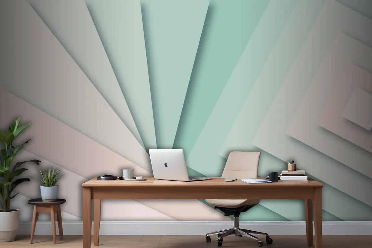 Paper Style Abstract Background Wallpaper Mural