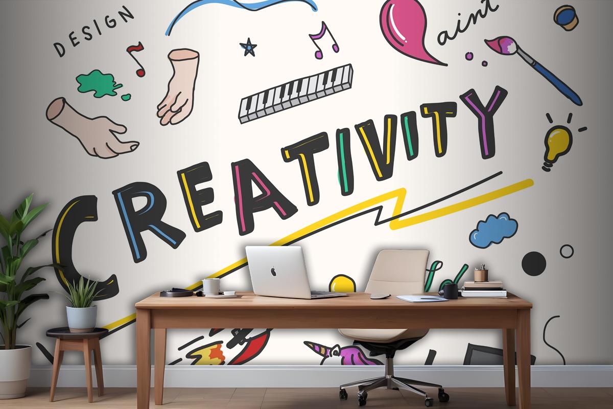 Creativity And Innovation Concept Wallpaper Mural