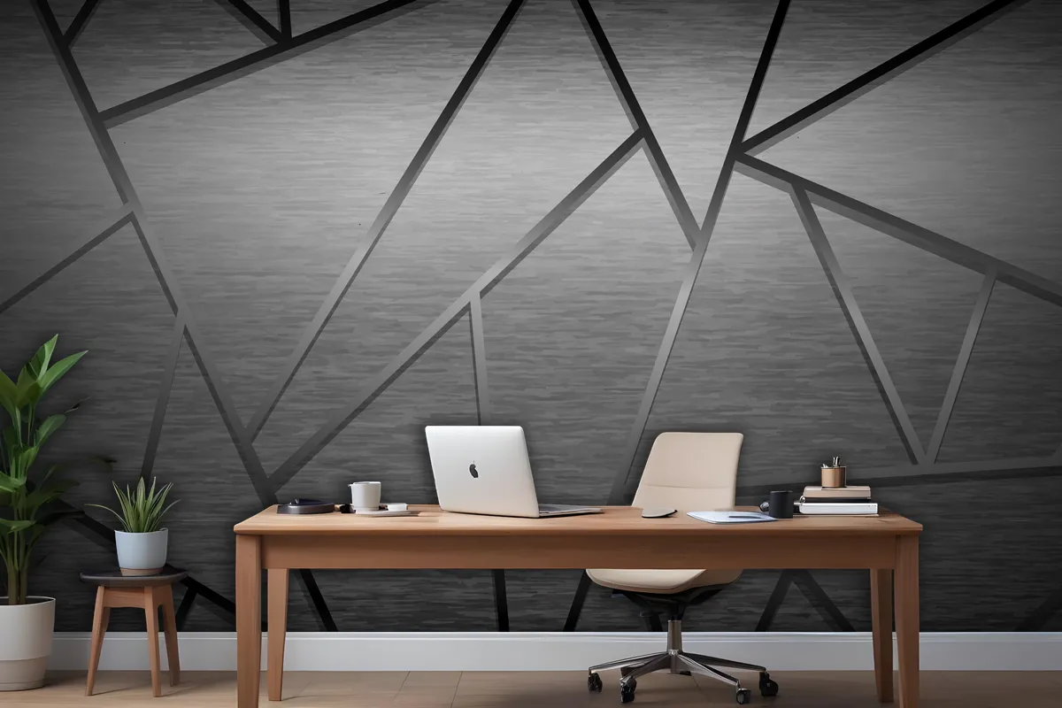 Geometrical Background Office Wallpaper Mural