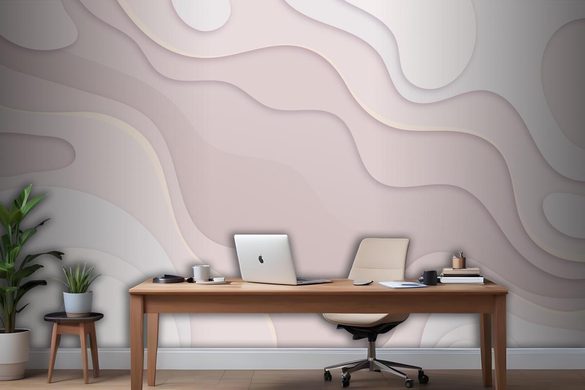 Abstract Paper Style Wallpaper Mural