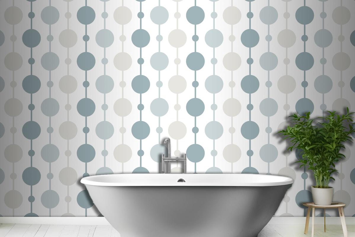 Flat Design Nordic Pattern Wallpaper Mural