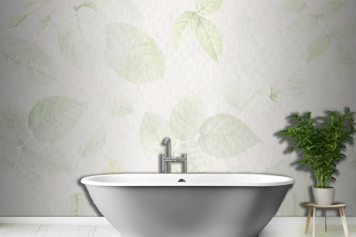 Green Foliage Background Wallpaper Mural