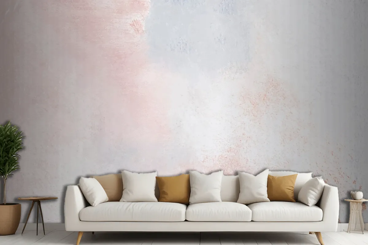 Pastel Oil Painting On Canvas Background Living Room Wallpaper