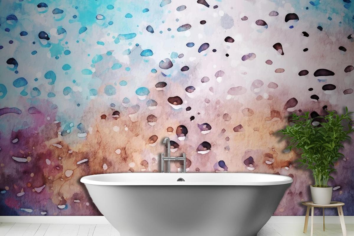 Splatter Ink Watercolor Texture Artwork Wallpaper Mural