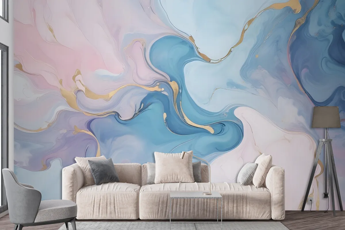 Abstract Art Marble Wallpaper Mural