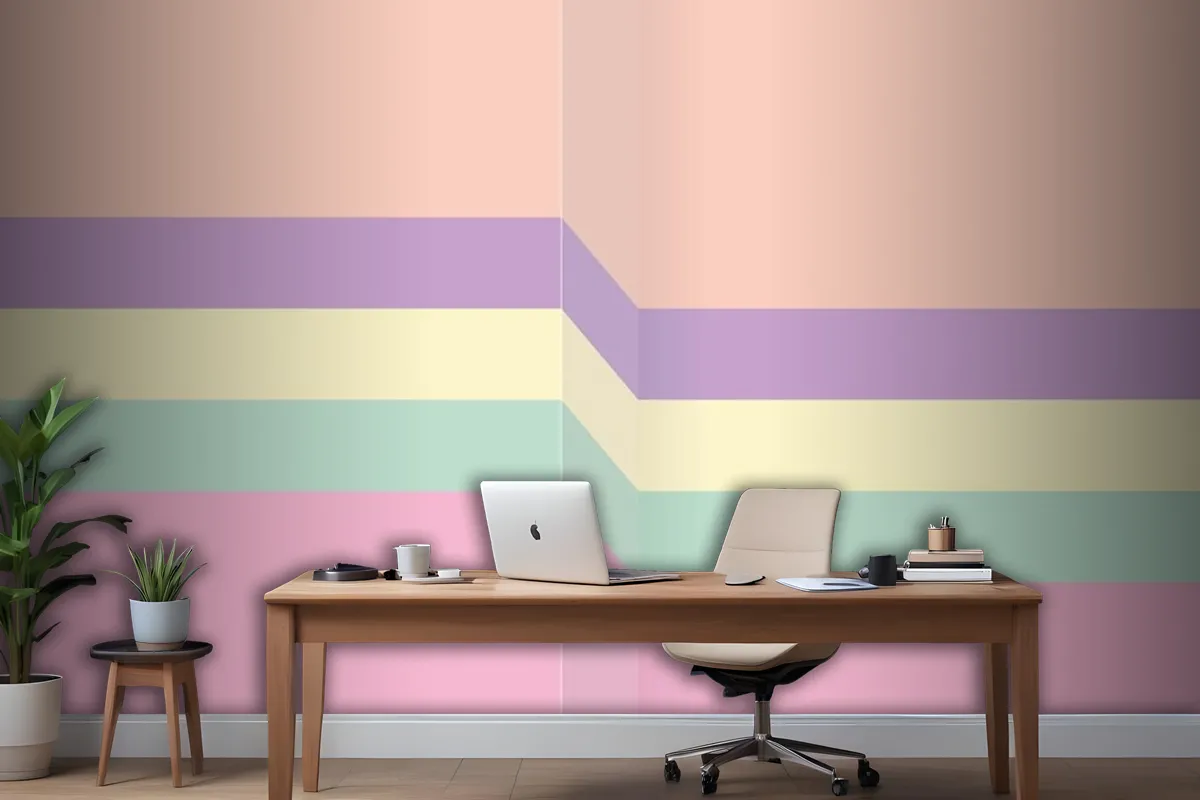 Abstract Colorful Wall Background Wallpaper Mural