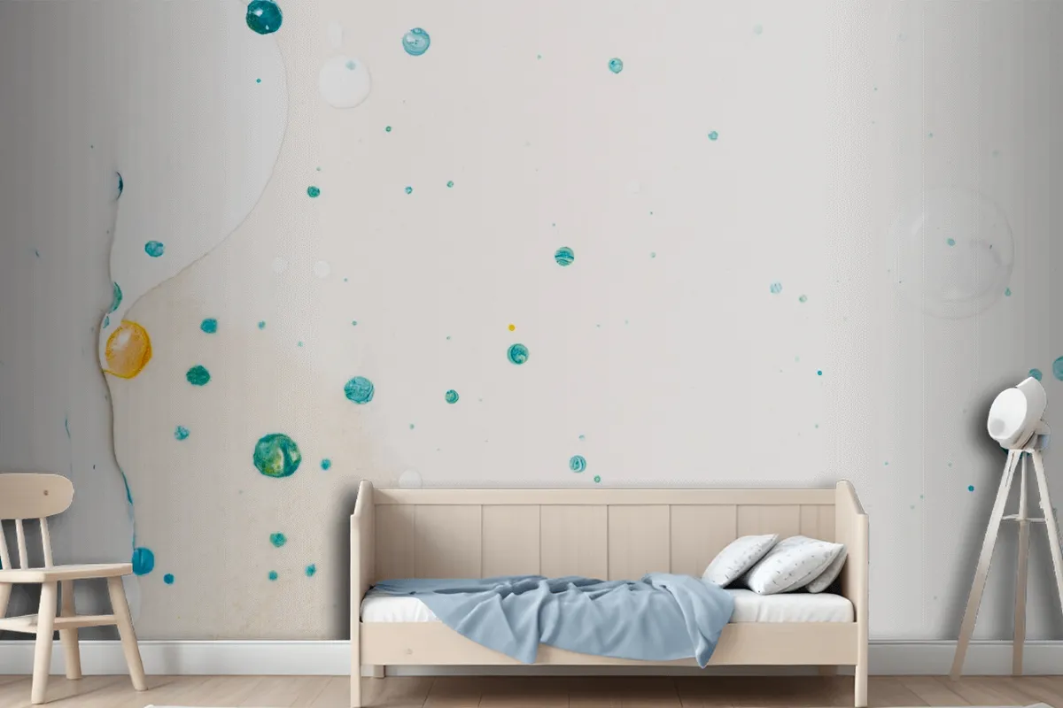 Aesthetic Background Handmade Experimental Art Wallpaper Mural