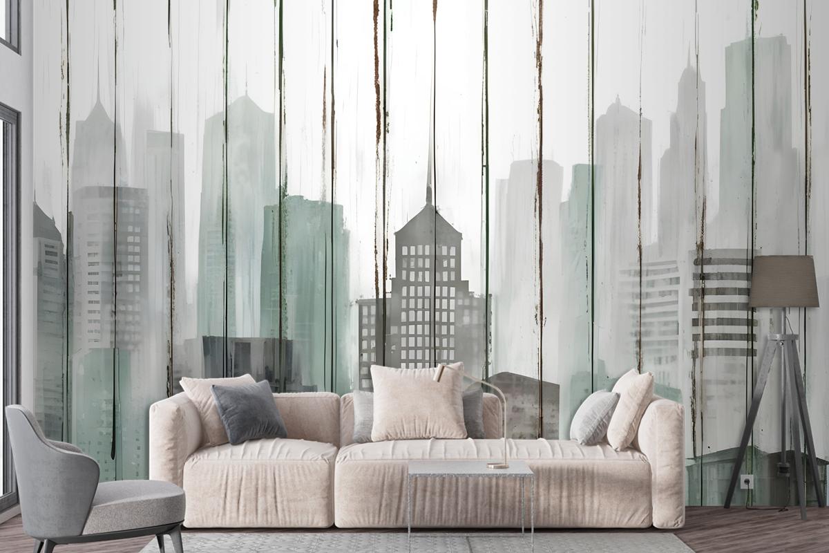 Cityscape Wallpaper Mural