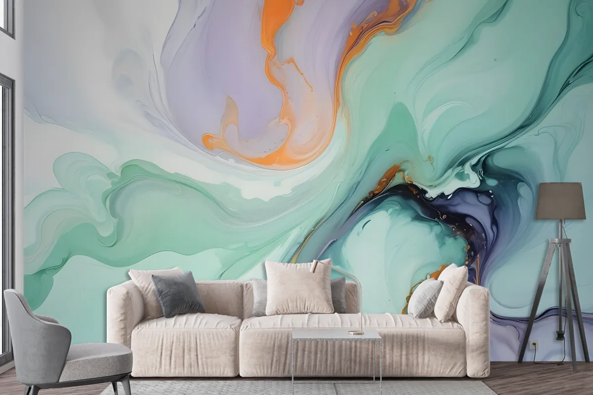 Colorful Marble Wallpaper Mural