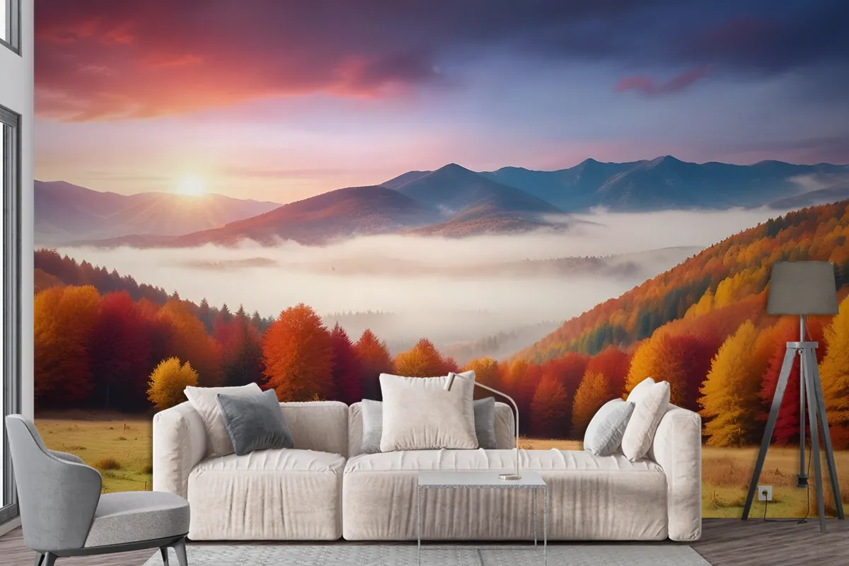 Colorful Nature Autumn Wallpaper Mural