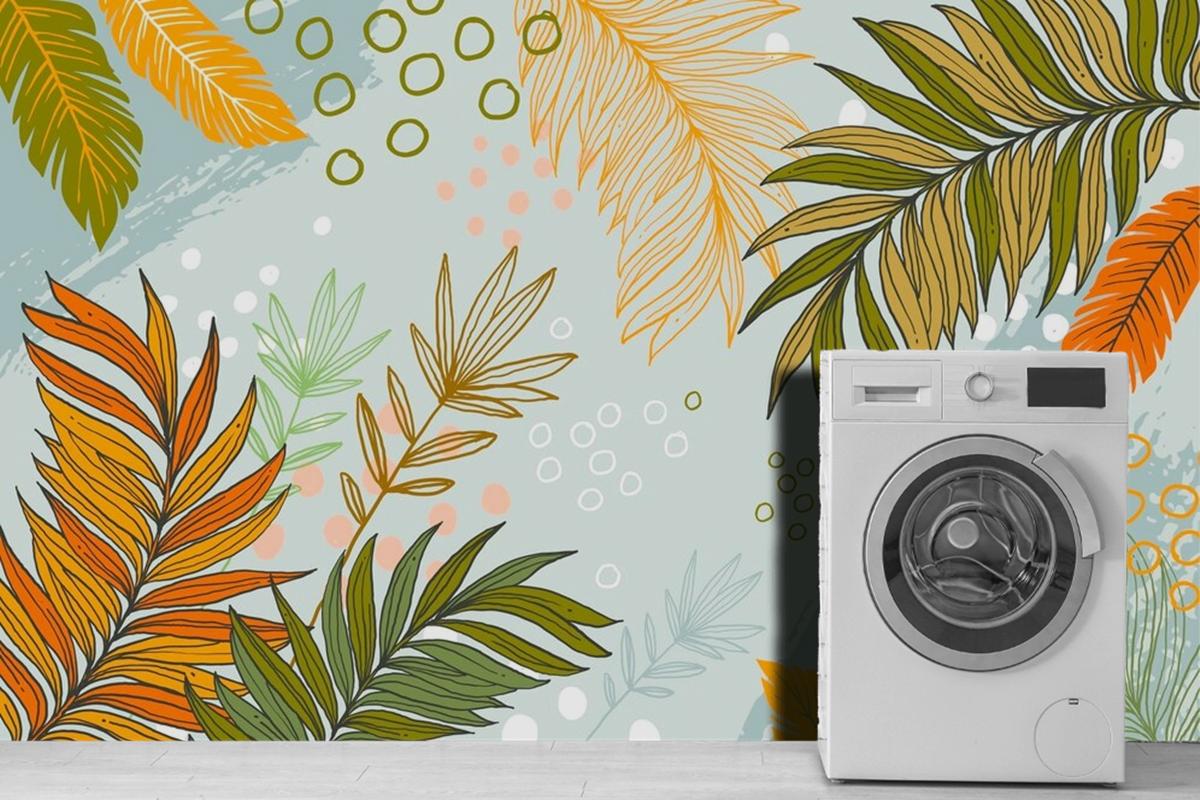 Colorful Summer Background Style Wallpaper Mural