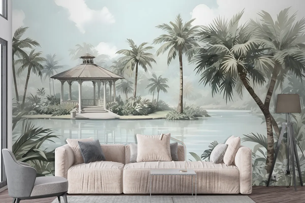 Exotic Landscape Wallpaper Mural