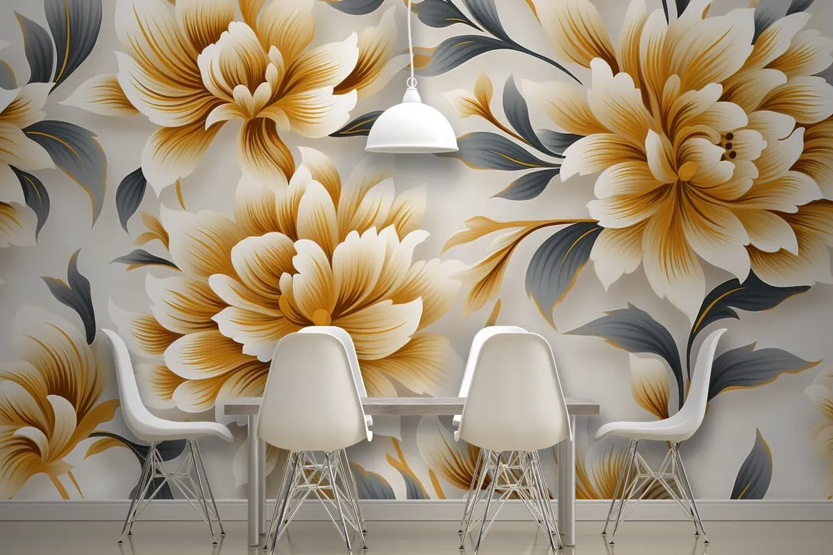 Floral Pattern Design Printing Textile Transfer Designs Pattern Flower Wallpaper Mural