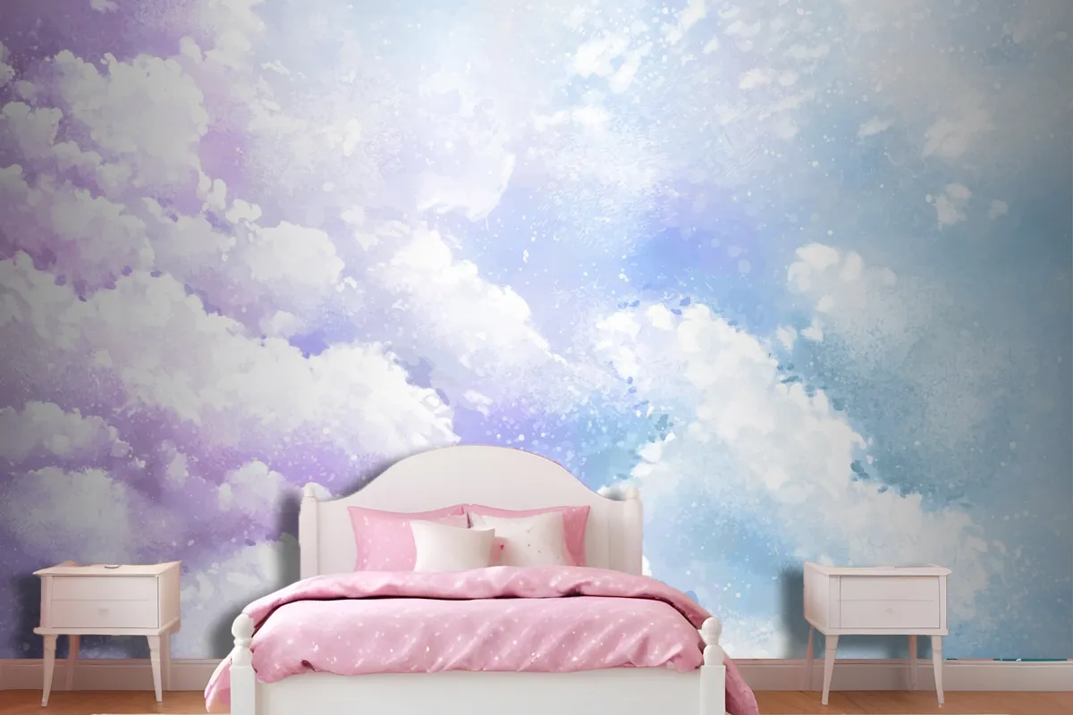 Gradient Pastel Sky Background Kids Wallpaper Mural