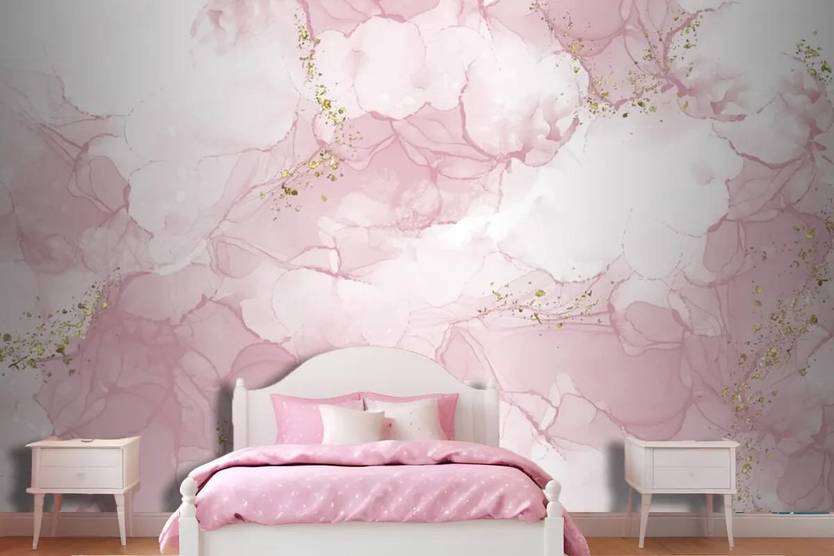 Hand Painted Watercolor Background Wallpaper Mural