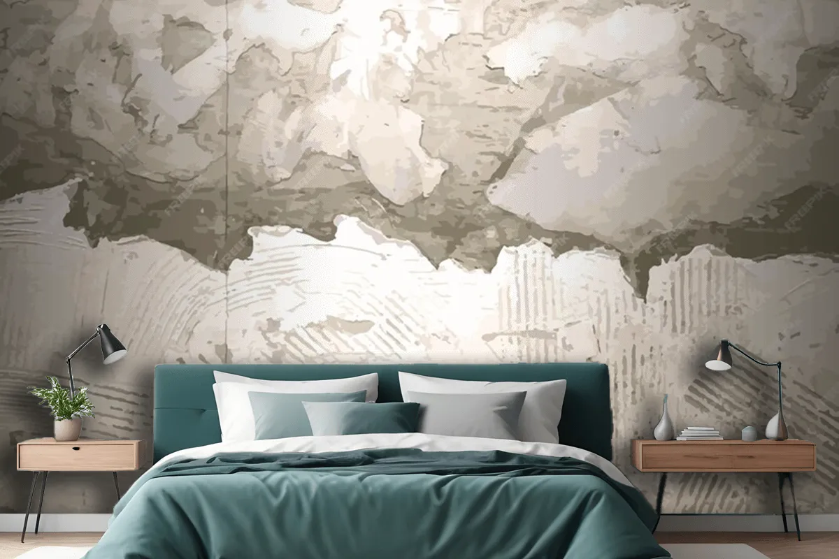 Decorative Concept Wall Pattern And Grunge Texture Wallpaper Mural