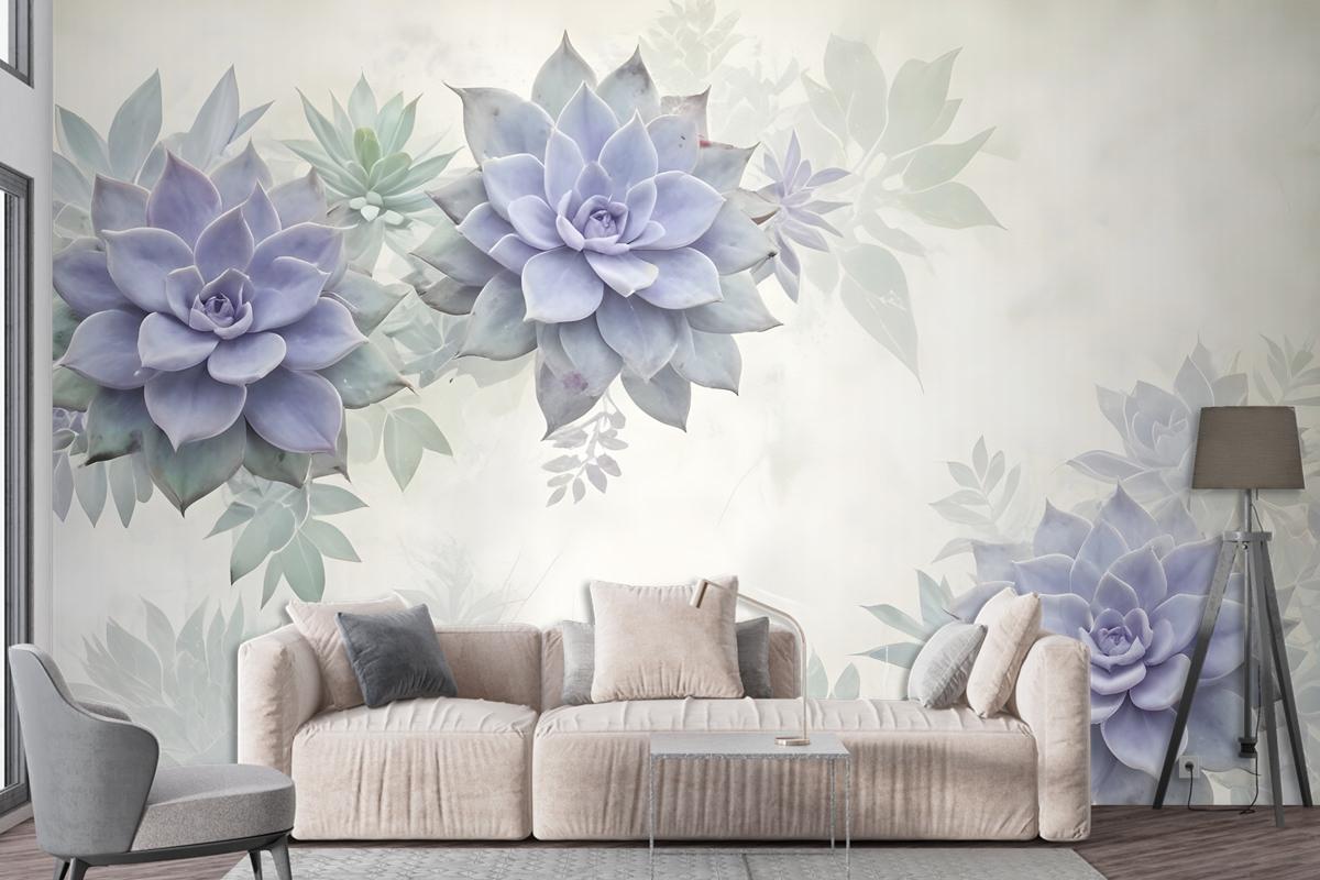 Soft Petal Floral Wallpaper Mural