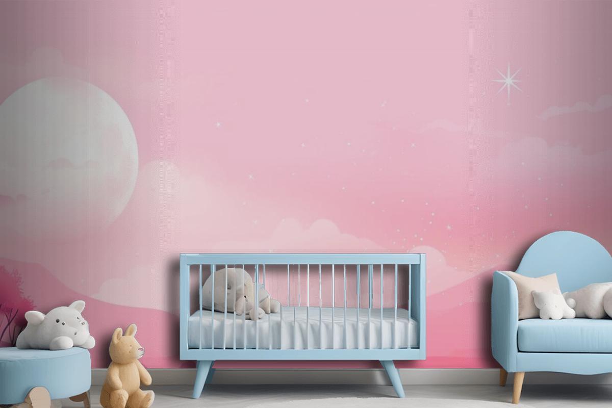 The Moon Is In The Sky Wallpaper Mural