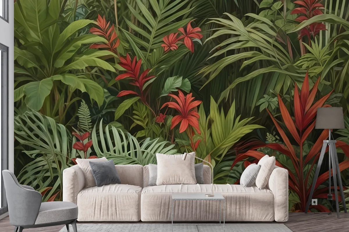 Tropical Rainforest Wallpaper Mural