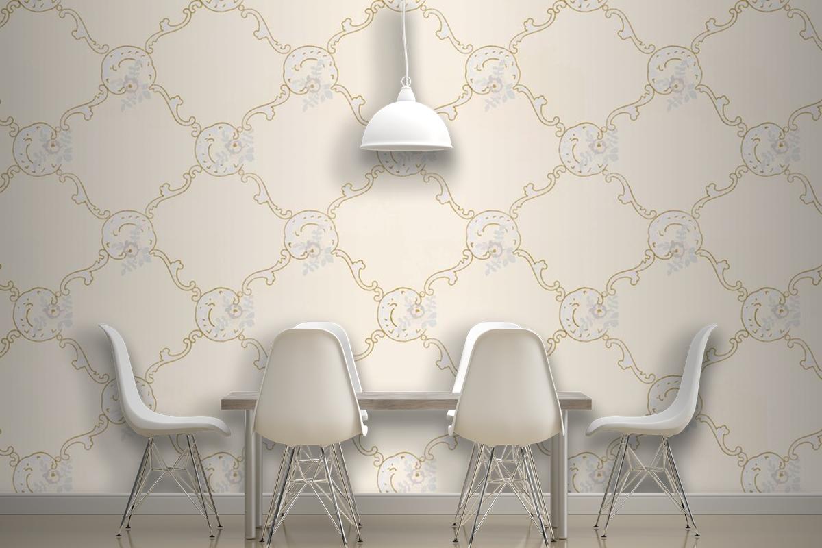 Vintage Ornamental Pattern Wallpaper Mural