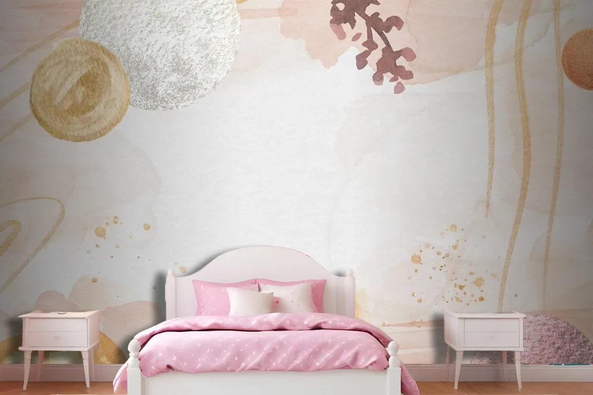 Watercolor Abstract Background Wallpaper Mural