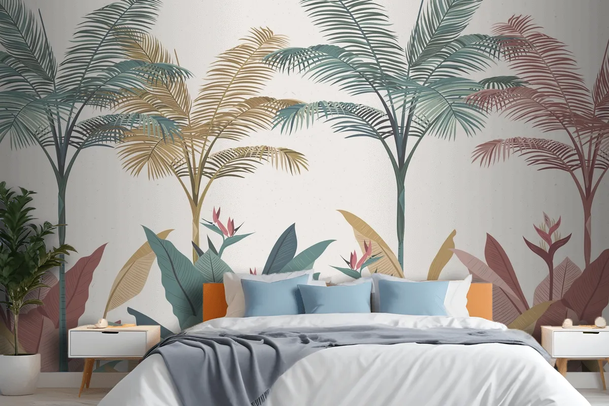 Tropical Design Wallpaper Mural