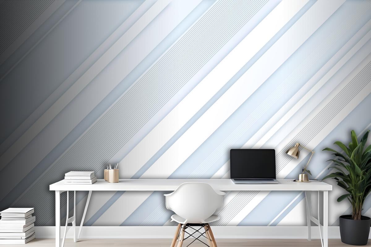 Paper Style Dynamic Lines Background Wallpaper Mural