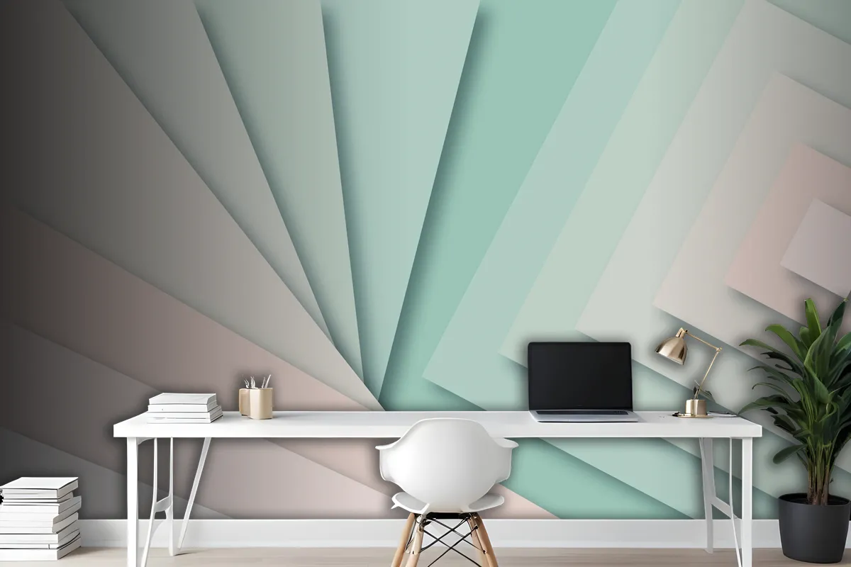 Paper Style Abstract Background Wallpaper Mural