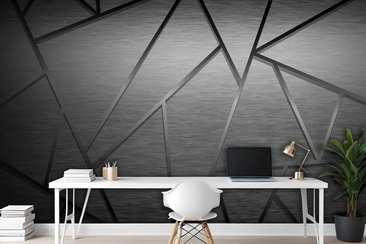 Geometrical Background Office Wallpaper Mural