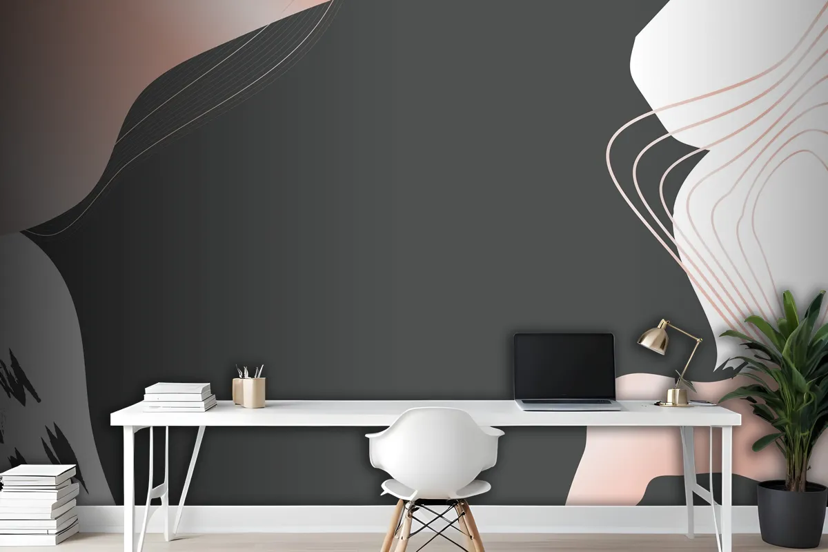 Abstract Background Office Wallpaper Mural