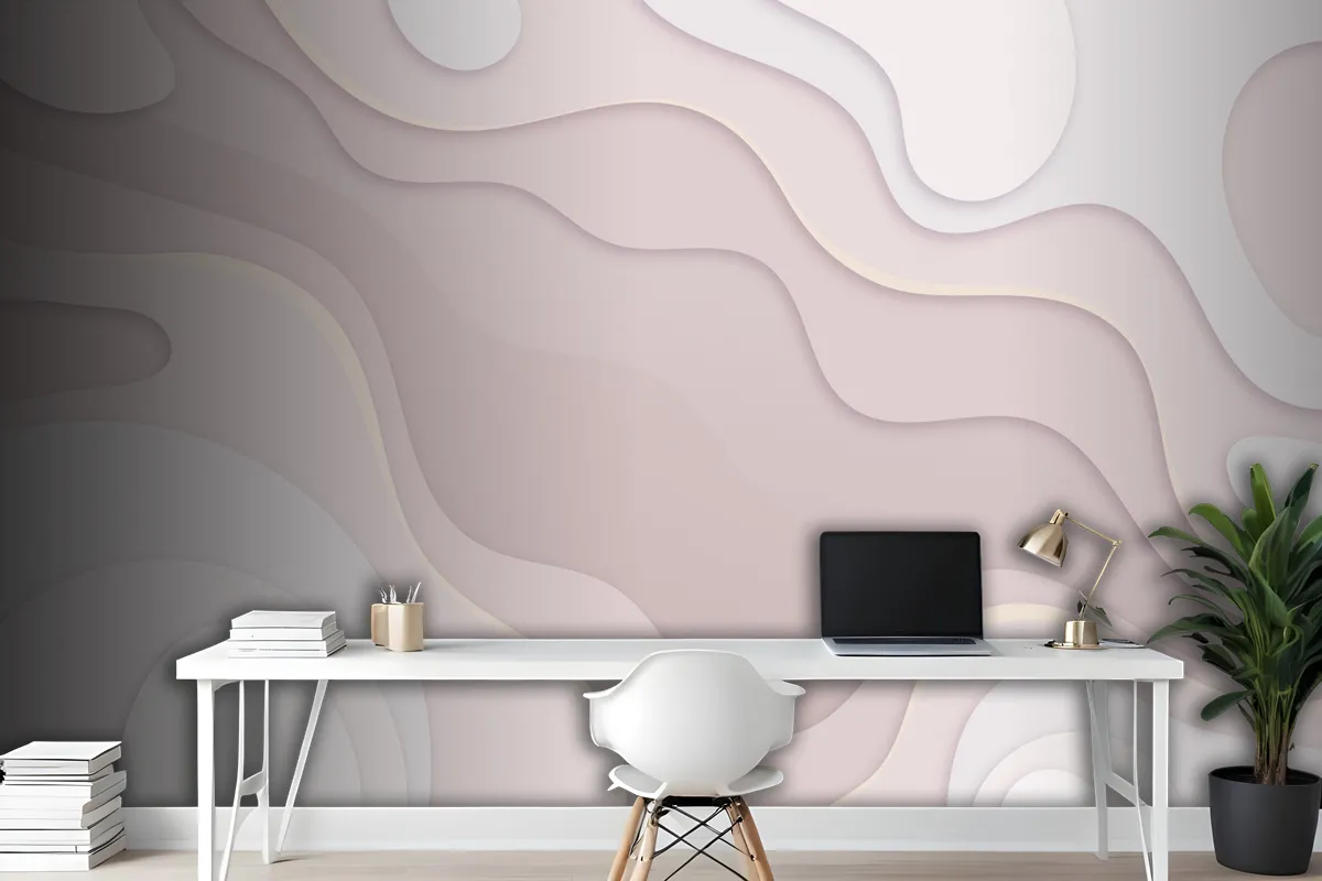 Abstract Paper Style Wallpaper Mural